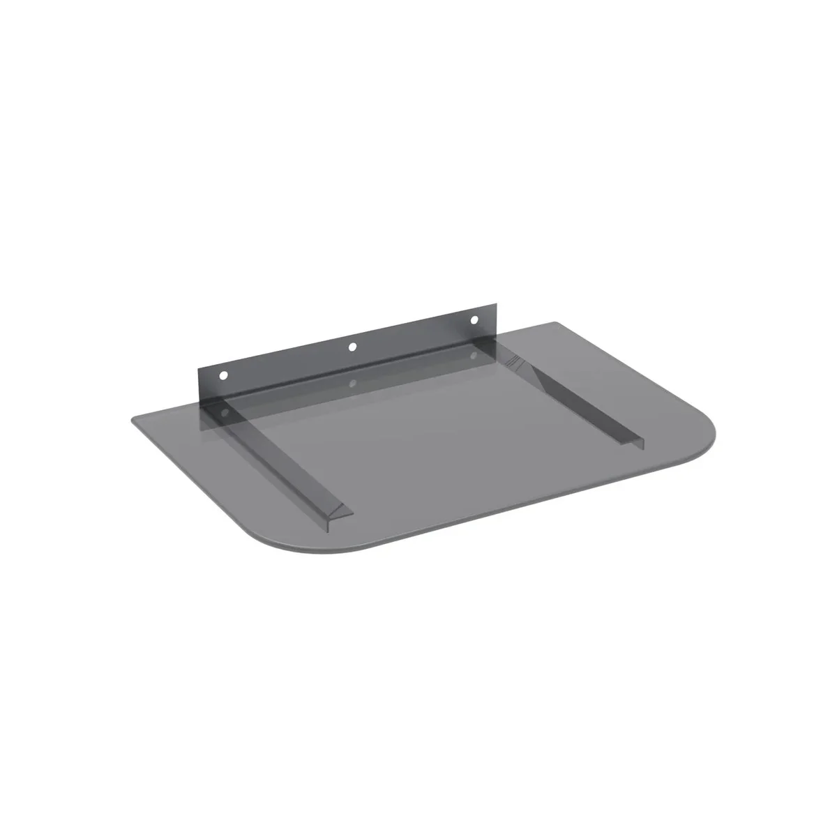 Economy Steel & Tempered Glass Wall Mount